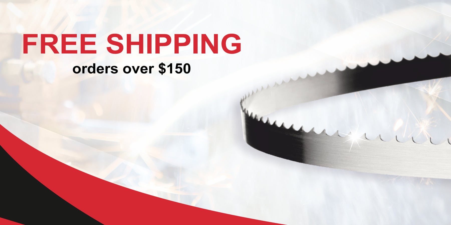 Free Shipping Bandsaw Blades on orders 150 and over