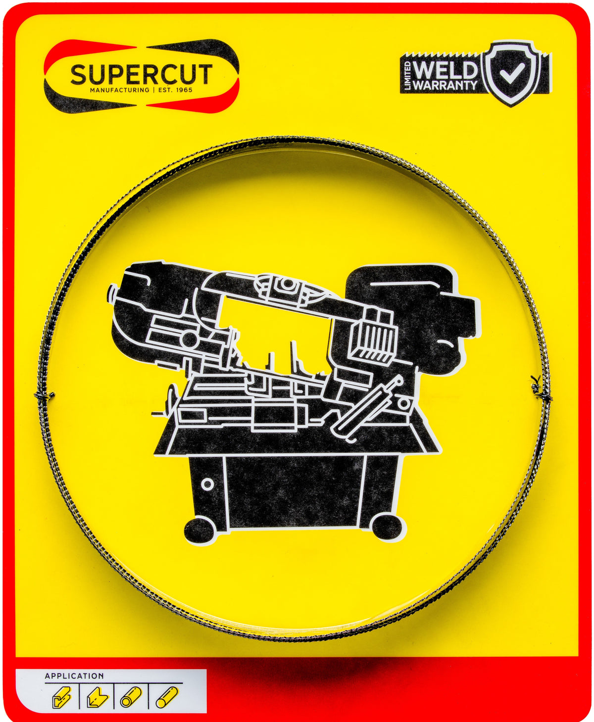113 x 3/4 x 0.035 Bandsaw Blade for Metal Cutting Bandsaw