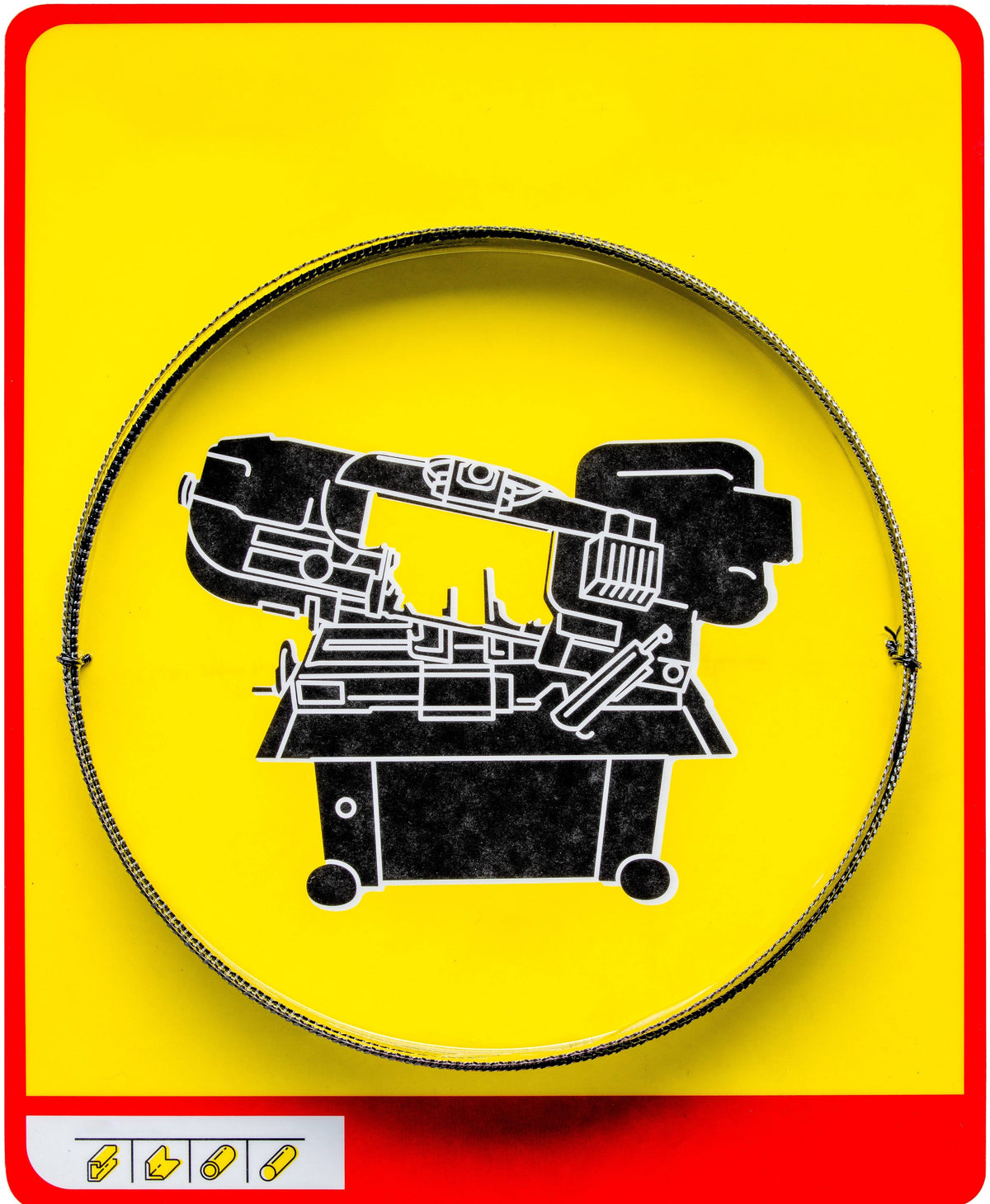 80 x 1/2 x 0.025 Bandsaw Blade for Metal Cutting Bandsaw